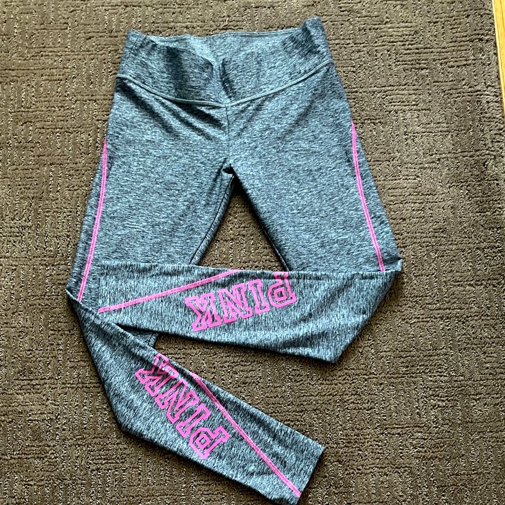 PINK Victoria's Secret Leggings in Gray and Pink